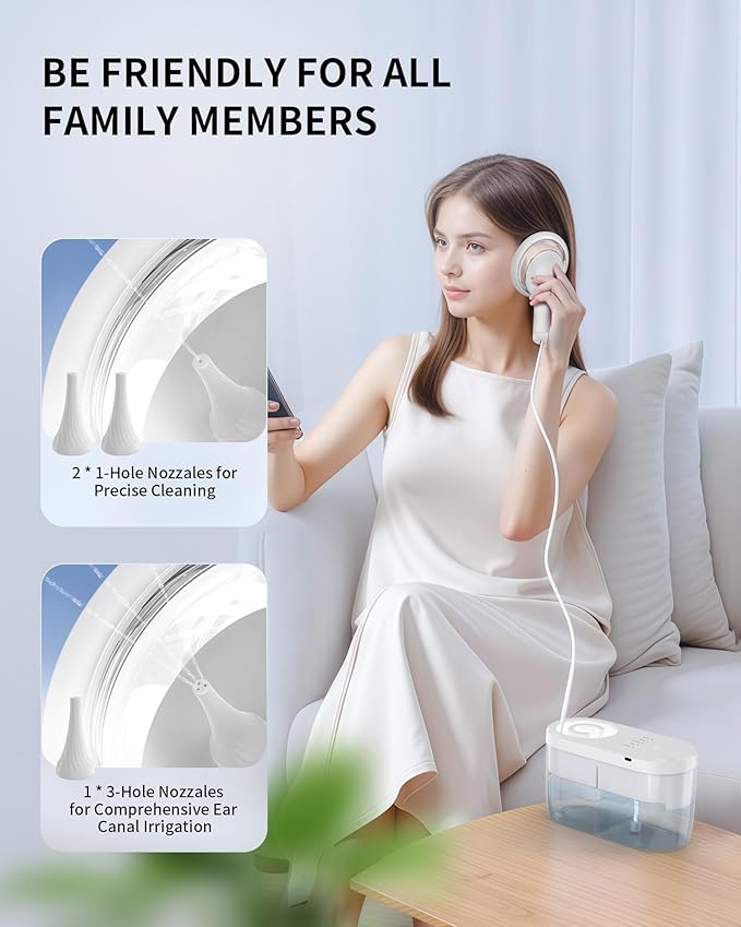 Advanced Water Powered Ear Wax Flushing Kit