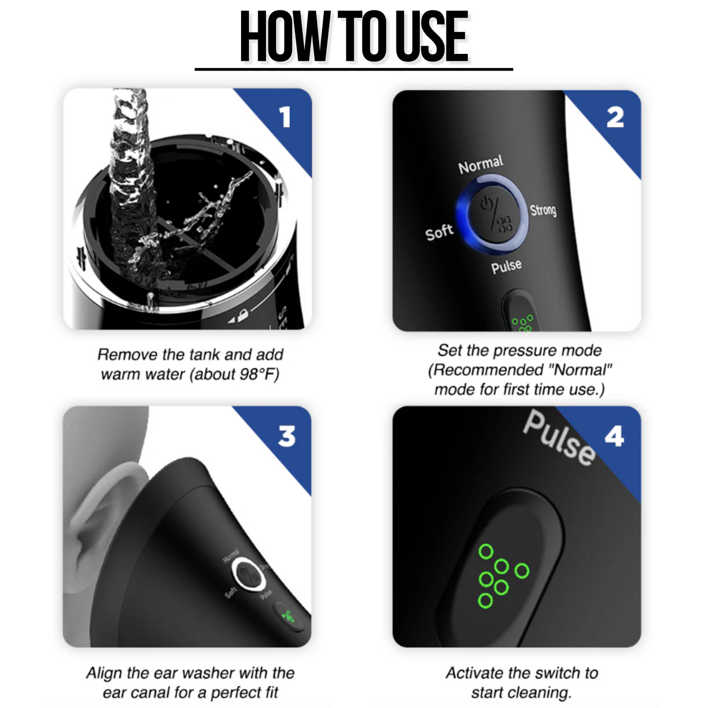 OtoFlush™ Electric Ear Wax Removal Kit